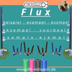 Klassieke toepassing van de Flux hindernisonderlegger onder de onderste balk van een steilsprong