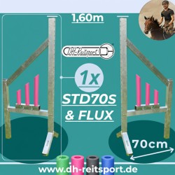 AVing STD70S systemstøtte med pink FLUX-fyld (på forespørgsel).