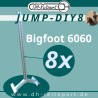 Jump-DIY8 | 8x Bigfoot 6060 DIY Jump Stand Set | Aluminum
