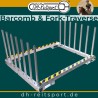 Fork & Barcomb set med symbol för frakt-flatrate