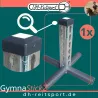 GymnaStick2 Cavalettiständer aus Aluminium mit gepolsterten Füßen in vier Farbvarianten