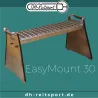 EasyMount 30 pall för uppsittning – vy snett framifrån med gallersteg