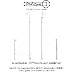 AVing Pro70S | Reklamevingestøtte i aluminium | Sponsorforhindring