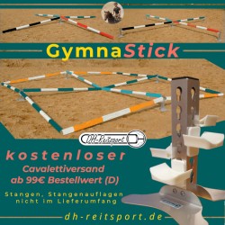 GymnaStick cavalettistaander met balkhouders voor parkourvoorbeelden