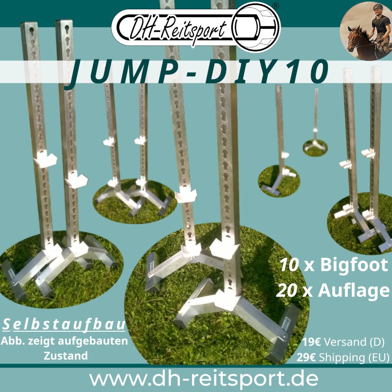 Bündel Jump-DIY10, 10 x Bigfoot 6060, 20 x Auflagen