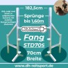Basis Zijvluegel STD70S, Aluminium hindernisstandaard