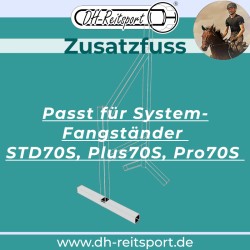 Extra-wide retrofit base for jump wings – added stability for STD70S in outdoor conditions