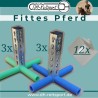 Fittes Pferd - 6 GymnaStick2, 12 Stangenauflagen