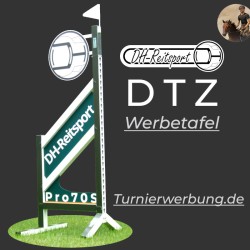 AVing Pro70S Werbeflügelständer mit eingeschobener Aluminiumverbund-Werbeplatte