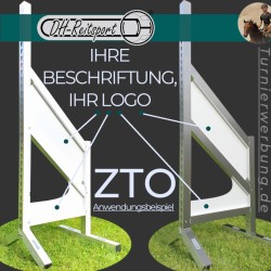 AVing Pro70S reclamevleugelstaander met ingeschoven aluminium composietplaat