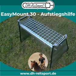 EasyMount 30 uppstigningspall med varmförzinkat gallersteg och stabila sidopaneler i aluminium.