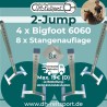 -Jump bundle with flat rate shipping option: 4x Bigfoot 6060 stands and 8x cups.