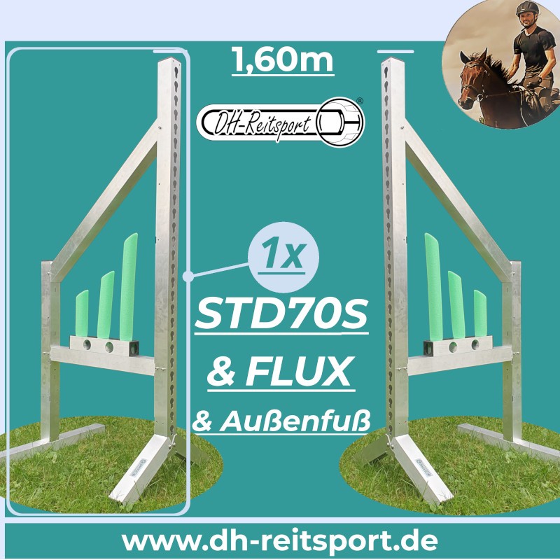 Paket - Systeminfångarstöd STD70S & Extra fot & FLUX-fyllning