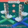 Par av cavaletti-stativ GymnaStick2 & fyra bomhållare