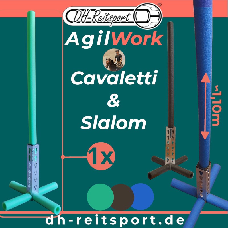 AgileWork - Cavaletti Stand and Slalom Pole